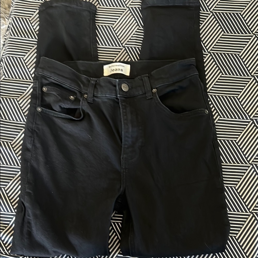 Reformation 28 black denim